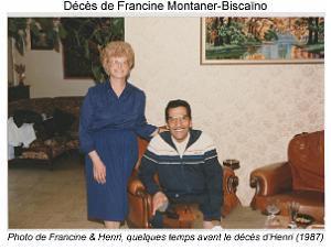 EN HOMMAGE A BELLE SOEUR FRANCINE  MONTANER-BISCAINO